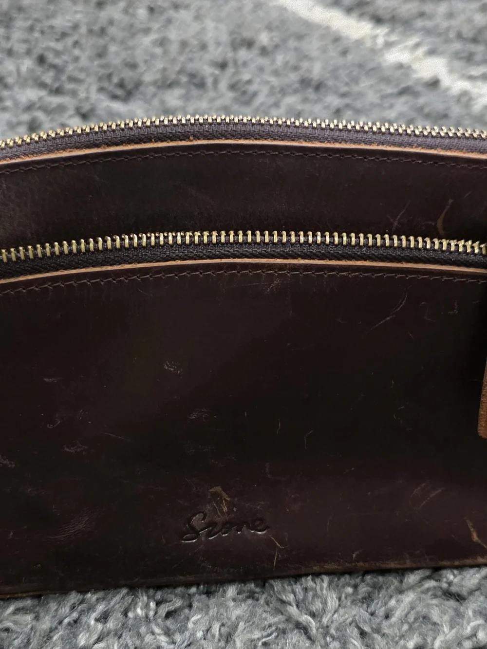 S-Zone Small Genuine Leather Crossbody Bags For Women Purse And Handbag Wristlet